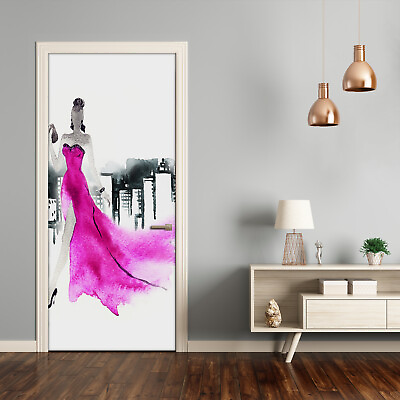 #ad 3D Wall Sticker Decoration Self Adhesive Door Wall Mural Fashion illustration $66.95
