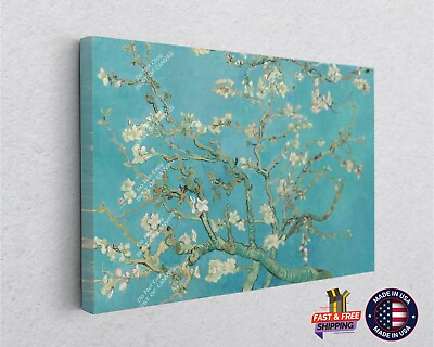 #ad Almond Blossom Vincent Van Gogh Canvas Print Wall Art Painting Art Wall Decor $99.49