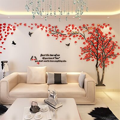 #ad #ad DIY 3D Giant Couple Tree Wall Decals Wall Stickers Crystal Acrylic Wall Décor... $32.57