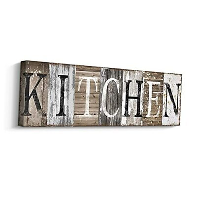 #ad Rustic Farmhouse Kitchen Wall Decor Canvas Prints Kitchen 6 x 17 inch kitchen $29.68