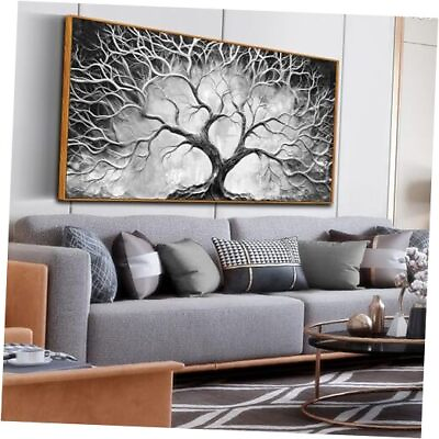 #ad #ad Framed Wall Decor for Office Modern Abstract Wall Art 30.00quot;x60.00quot; Black 2 $271.05