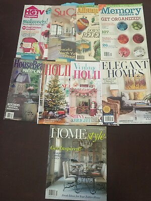 #ad Pick From a Collection of Home Magazines $9.00