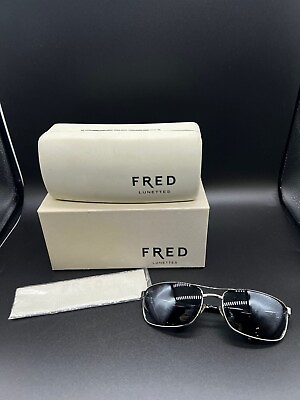#ad #ad Fred Lunettes Sunglasses Sicilee C2 107 White Gold Pilot $360.00
