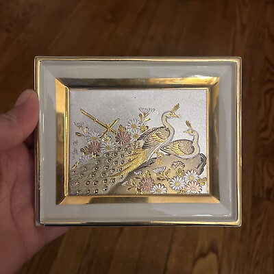 #ad Lin Art LTD Chokin Framed Pictures Japanese Gilded Copper Engraved Silver Gold $17.99