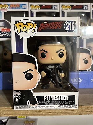 #ad Funko POP Daredevil #216 The Punisher Sealed Ships Same Day Free Shipping $11.99
