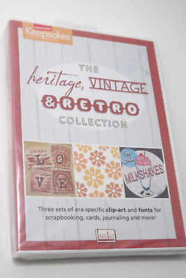 #ad Heritage VINTAGE amp; RETRO Collection Clip Art Creating Keepsakes Scrapbooking $8.49