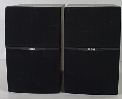 #ad RCA RT2280 Black Replacement Rear Home Speakers 50 80 Watts Set Of 2 Tested $33.80