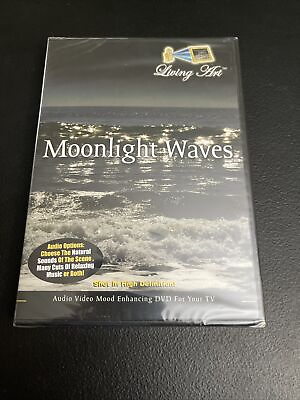 #ad Living Art Moonlight Waves DVD Meditation Or For Falling Asleep Relaxing $3.99