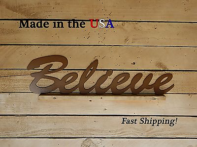 #ad #ad Believe Gym Decor Wall Art Inspirational Saying Metal Sign Bedroom W1002 $39.95