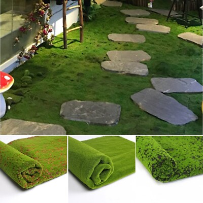 #ad Artificial MossFake For Shop Patio Wall Decor DIY Green Plants Mosses Grass $66.86