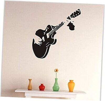 #ad Guitar Music Art Murals DIY Removable Vinyl Wall Stickers Kids Room Decor 6 $22.38