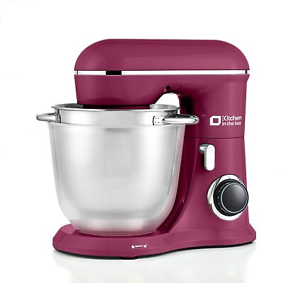#ad Kitchen in the box Stand Mixer 4.5QT5QT Two bowls Electric Food Mixer 10 Spe... $154.87