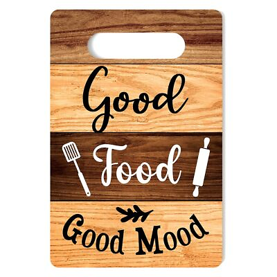 #ad Rustic Farmhouse Kitchen Dining Room Wall Decor Positive Wood Wall Art Sign V... $16.55