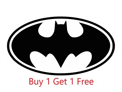 #ad #ad * BATMAN Logo Vinyl Sticker Decal Wall Buy 1 Get 1 Free DC Comic $0.99