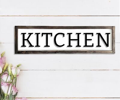 #ad Farmhouse Kitchen Wall Decor Rustic Vintage Wooden Kitchen SignsFunny Kitchen... $27.35