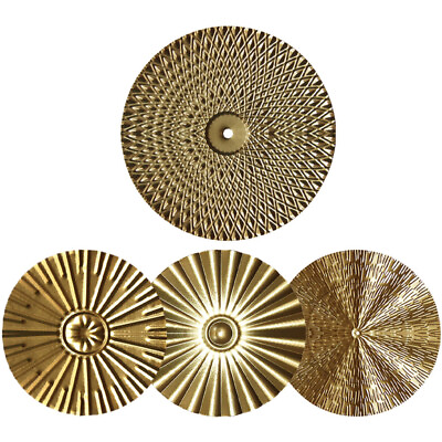 #ad #ad 4Pcs Metal Wall Art Modern Style Irregular Disc Wall Decoration for Home Office $20.42