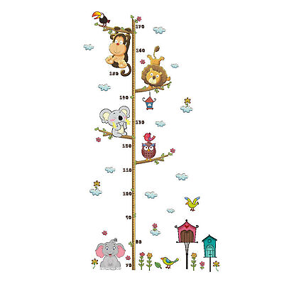 #ad Animal Owl Monkey Jungle Tree Kids Wall Stickers Home Decor Mural Decal Nursery $10.98