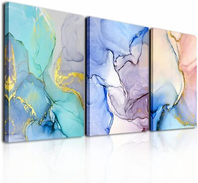 #ad Abstract Wall Decor For Living Room Canvas Wall Art Paintings For Bedroom Colorf $37.79