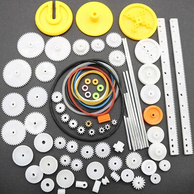 #ad Plastic Gear Model 0.5 Module 82Pcs Accessories Car Craft DIY For Toy Kits $10.19