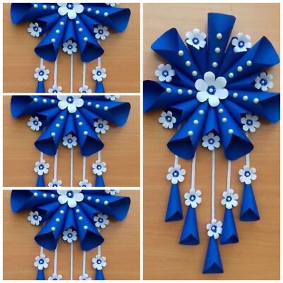#ad Origami Wall Hanging Handmade Beautiful Flower Craft Idea For Art Decoration New $18.00