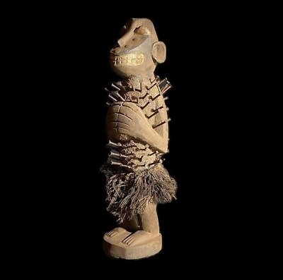 #ad wooden figures primitive decor Nkisi N’Kondi hand carved statue vintage art 8354 $95.15
