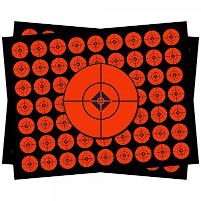 #ad Self Adhesive Target Spots 1 inch 2.5cm 630 Bullseye Shooting Stickers $10.49