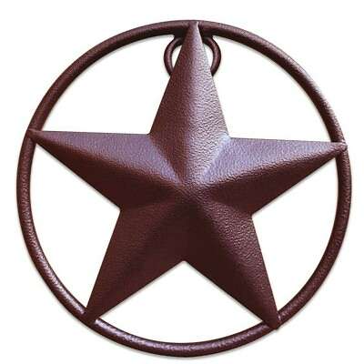 #ad #ad Rustic Dimensional Barn Star 5quot; Brown Metal Country Farmhouse Home Decoration $20.97