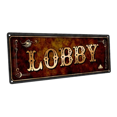 #ad #ad Lobby Metal Sign; Wall Decor for Home and Office $36.99