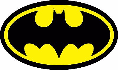 #ad #ad Diecut Vinyl BATMAN LOGO Decal Sticker Comic Dark Knight Colored $1.99