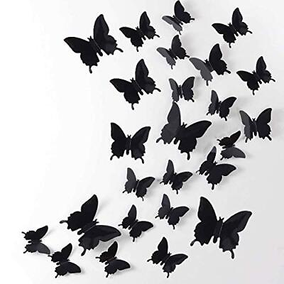 #ad 3D Butterfly Wall Decor 48PCS Removable Mural Stickers Wall Stickers Decal f... $12.68