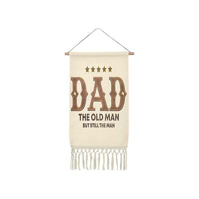 #ad #ad Leather Look Old Man But Still The Man Vintage Decor Linen Hanging Poster $19.99