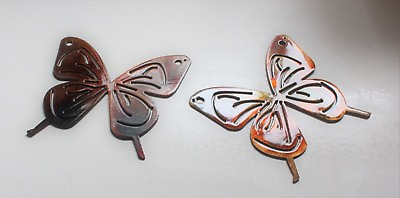 #ad #ad Butterfly Pair 2 Pieces Metal Wall Art Copper 5quot; $29.98