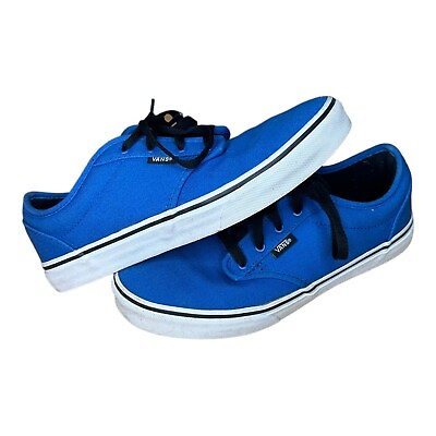 #ad Vans Off The Wall Kids Atwood Deluxe Royal Blue Deluxe Comfort Shoes Size 5.5 $24.99