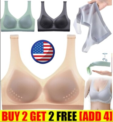 #ad Strawmeans Bras Ultra Thin Ice Silk Lifting Bra Ultra Thin Ice Silk Bras Women $9.69