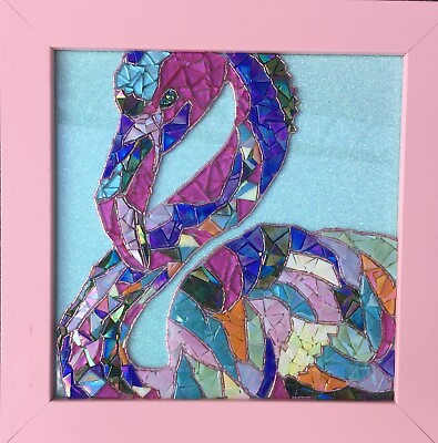 #ad quot;Flamingoquot; Mosaic Wall Art $125.00