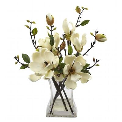#ad Magnolia Arrangement With Vase White $58.57