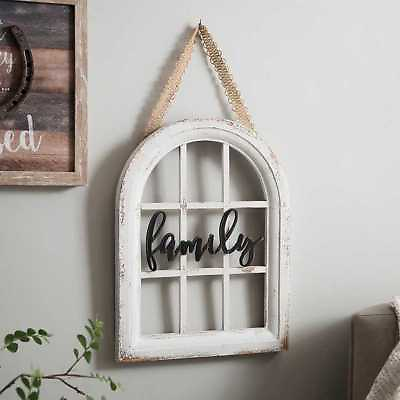 #ad #ad Family Windowpane Hanging Wall Plaque Inspirational Home Decor. $27.99