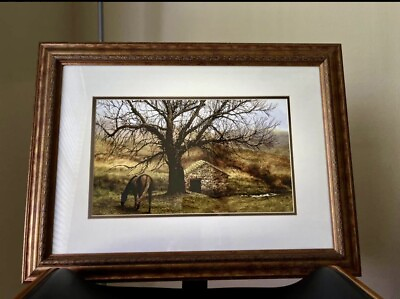 #ad Beautiful Interior picture. Nature wood frame $45.00