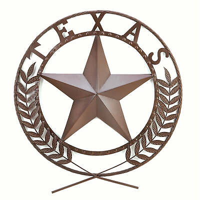 #ad Texas Star Wall Plaque Figurine Centerpiece Collectible Indoor Home Decor Gift $61.40
