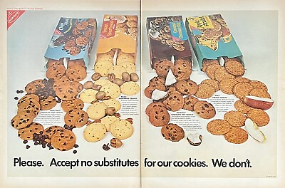 #ad 1967 Vtg Print Ad Nabisco Cookies Chips Ahoy Retro Kitchen Wall Art Decor MCM $13.16
