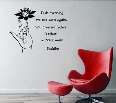 #ad Buddha Quotes Wall Sticker Art Vinyl Decal Mural Home Bedroom Decoration $17.99