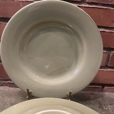 #ad 4 Target Home American Simplicity Retired SAGE GREEN 11.5”Stoneware Dinner Plate $63.00