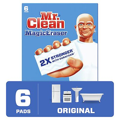 #ad Mr. Clean Magic Eraser Original Cleaning Pads with Durafoam White 6 Count $6.50