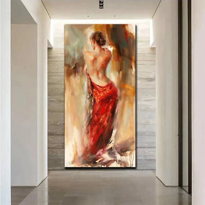 #ad Sexy Beauty Women Canvas Painting Abstract Girl Canvas Wall Art Home Decor Mural $13.15
