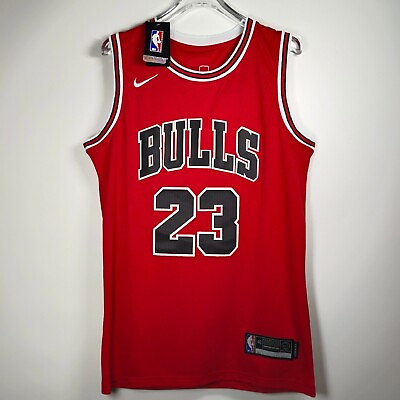 #ad Michael Jordan #23 Classic Red Jersey Embroidery Style New S 2XL $42.80