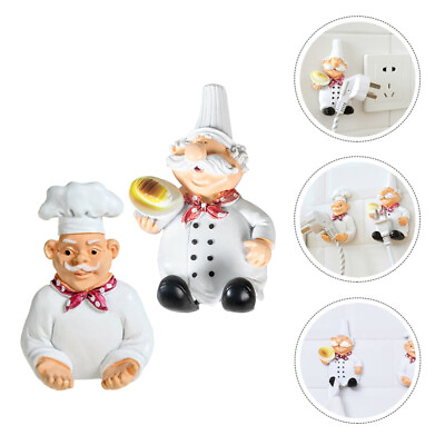 #ad Playful Fat Chef Wall Rack for Fun Kitchen Decor $13.29