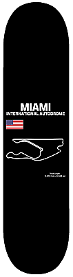 #ad Track Art Miami Autodrome Skateboard Deck racing race car skating f1 formula $57.99