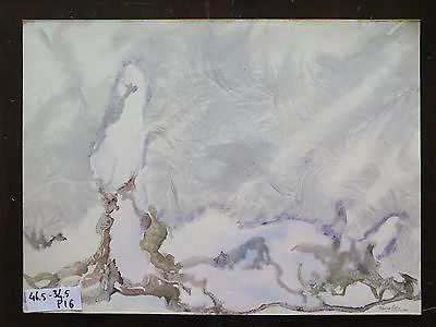 #ad Painting Modern On Board landscape Winter Stylised 1960#x27;s $118.33