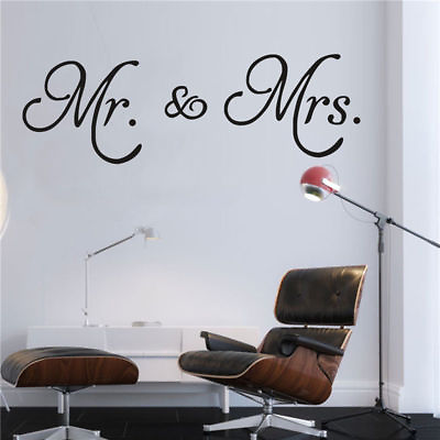 #ad Bedroom Vinyl Wall Sticker Decal Decor Words Lettering Wedding Gift $4.93