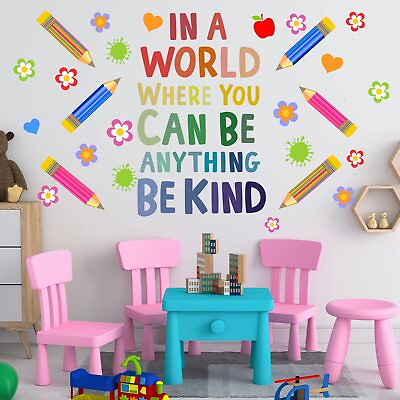 #ad Colorful Inspirational Wall Decals for Kids Bedroom Motvational Phrase Chil... $18.44